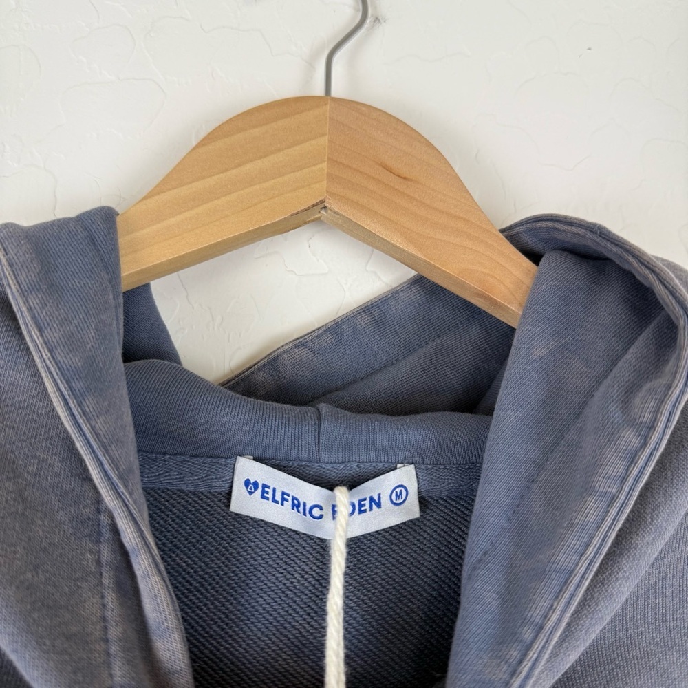 Aelfric Eden Washed Lightning Print Hoodie - Picture 8 of 9